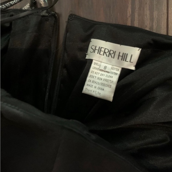 Sherri Hill 53604 Black Strapless Formal Gown - Picture 5 of 13